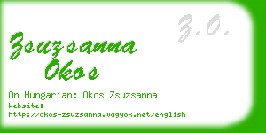 zsuzsanna okos business card